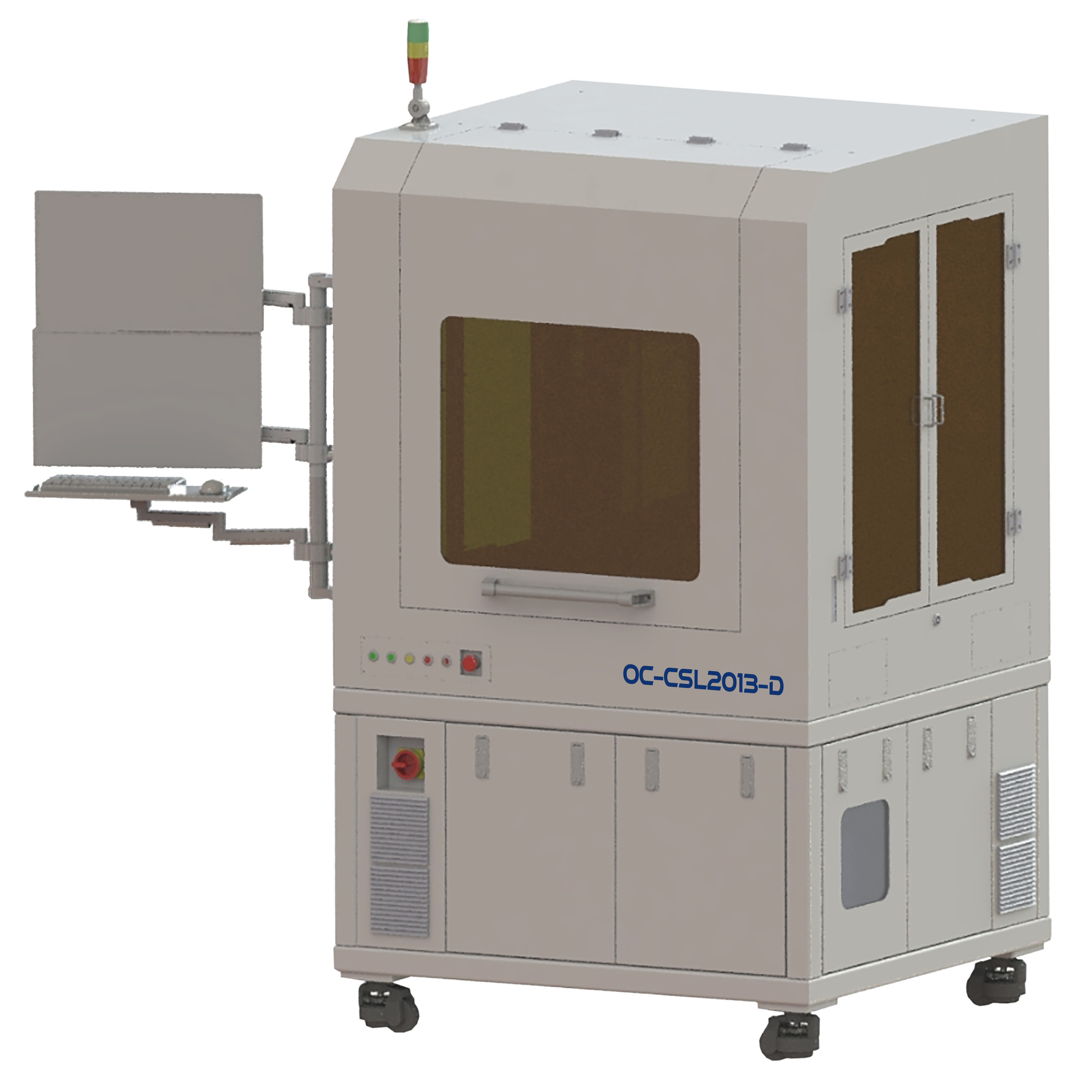 双工位单透镜耦合设备 OC-CSL2013-D（Dual-station Single Lens Coupler）